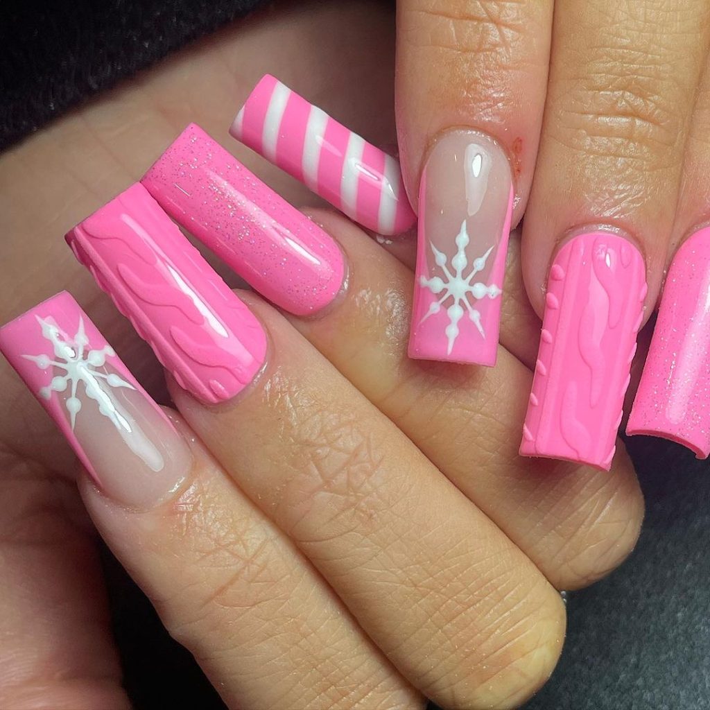 Pink Nails