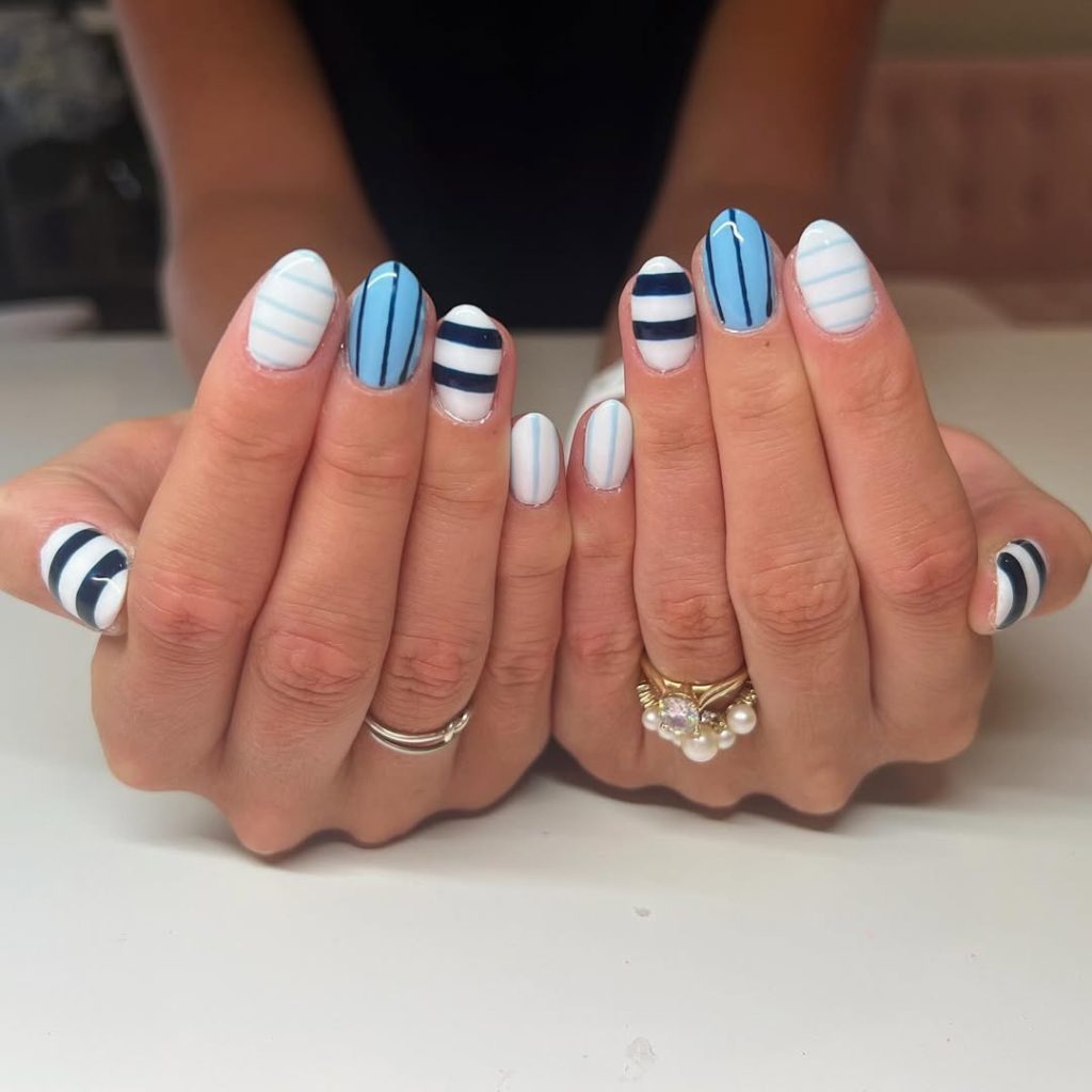 Blue Nails