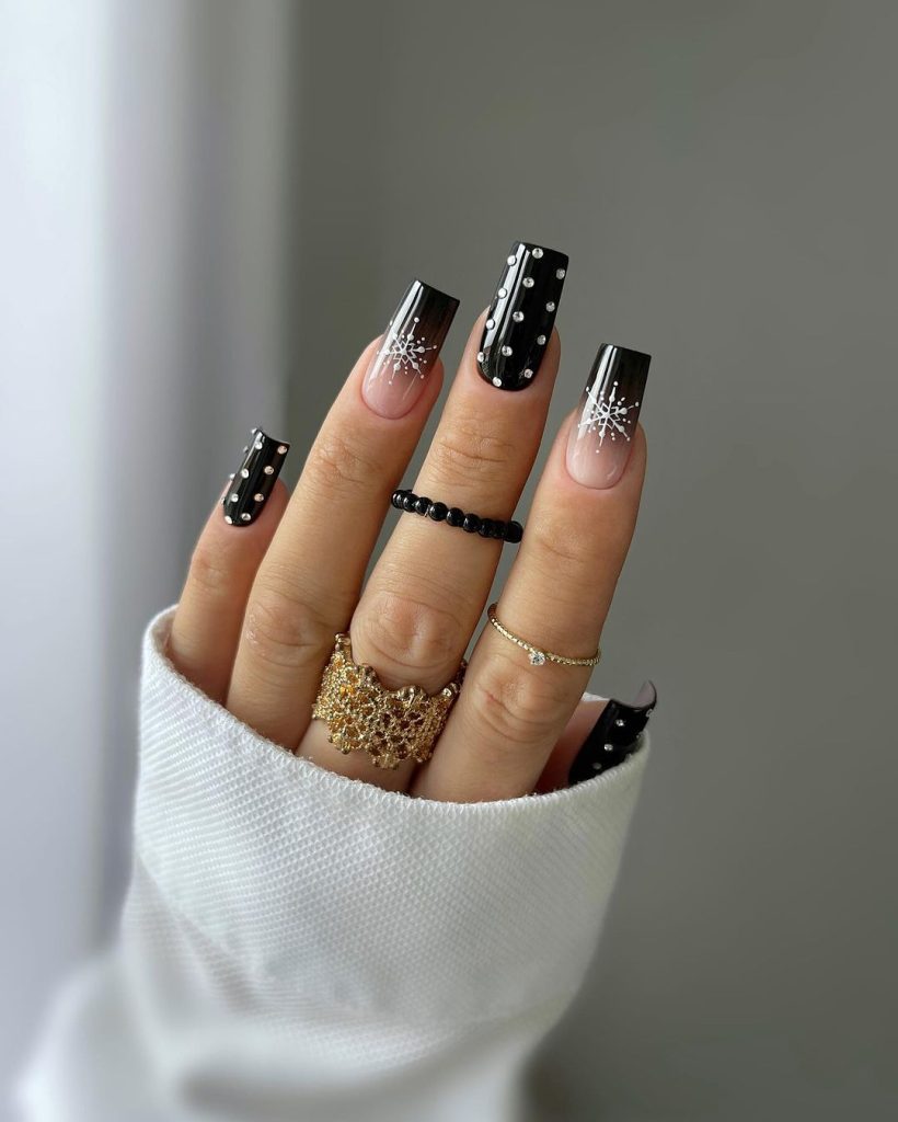 black nails