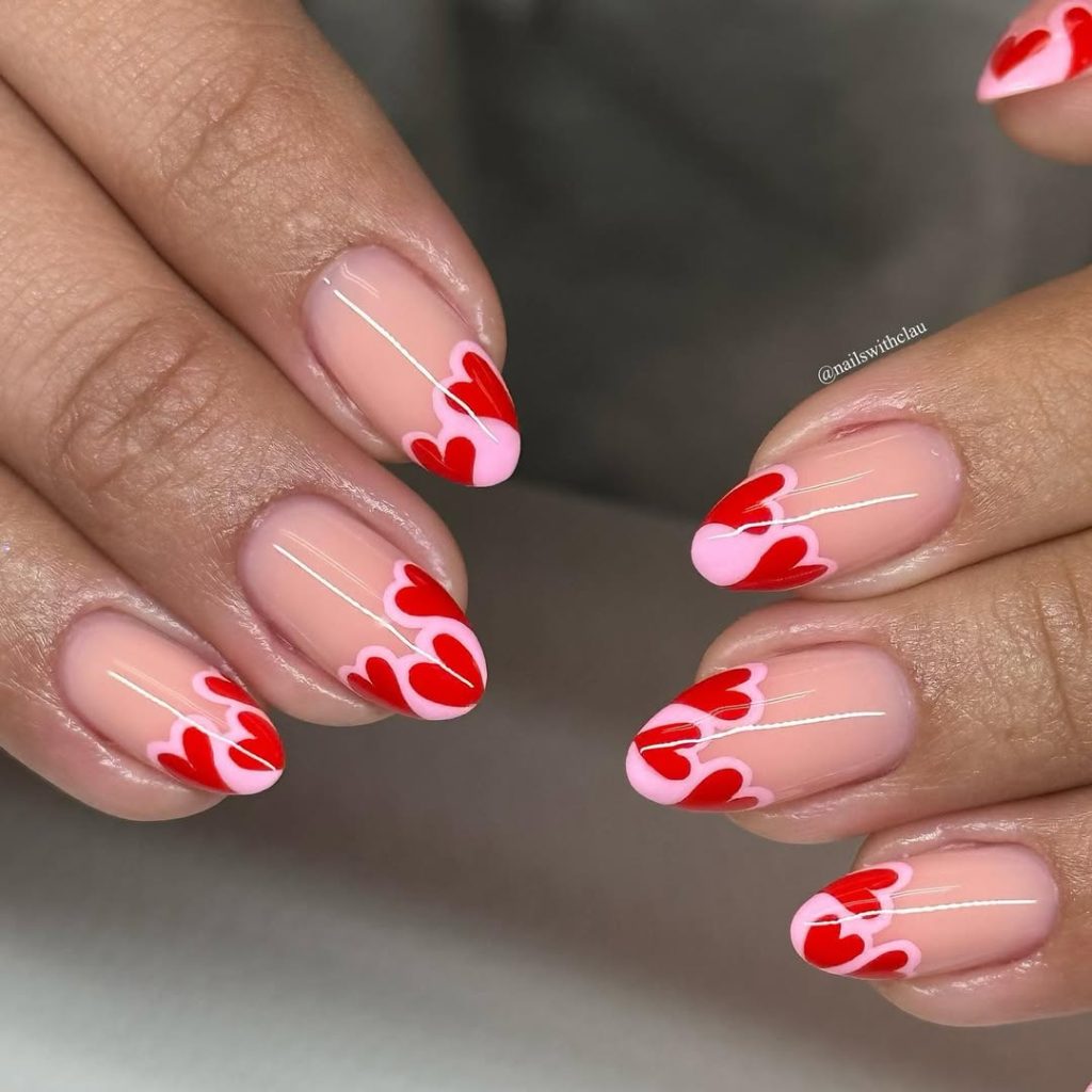 valentine's day nails