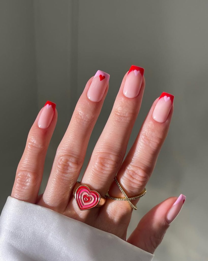 valentine's day nails