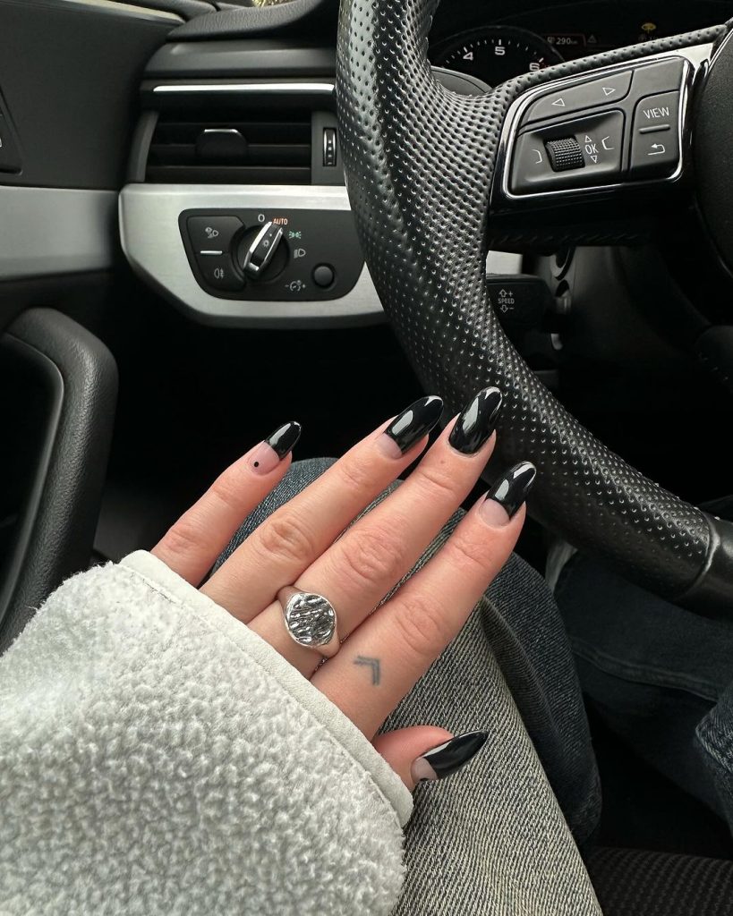 black nails