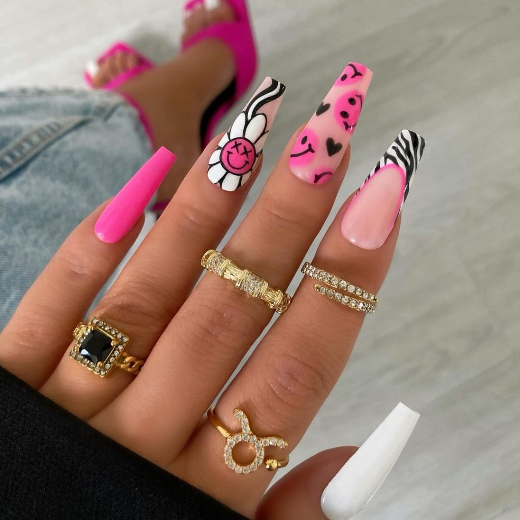 Pink Nails