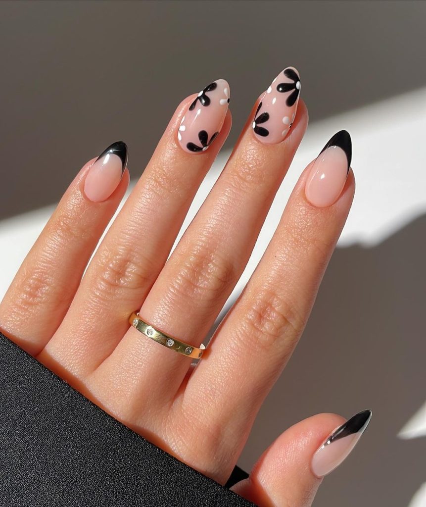 black nails