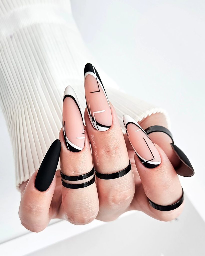 black nails