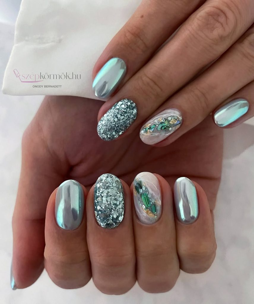 chrome nails