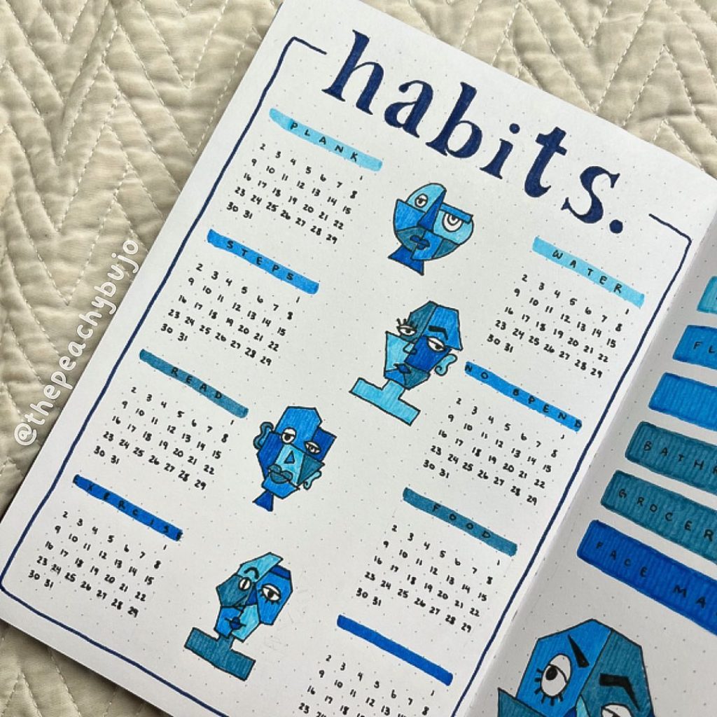 habit tracker ideas