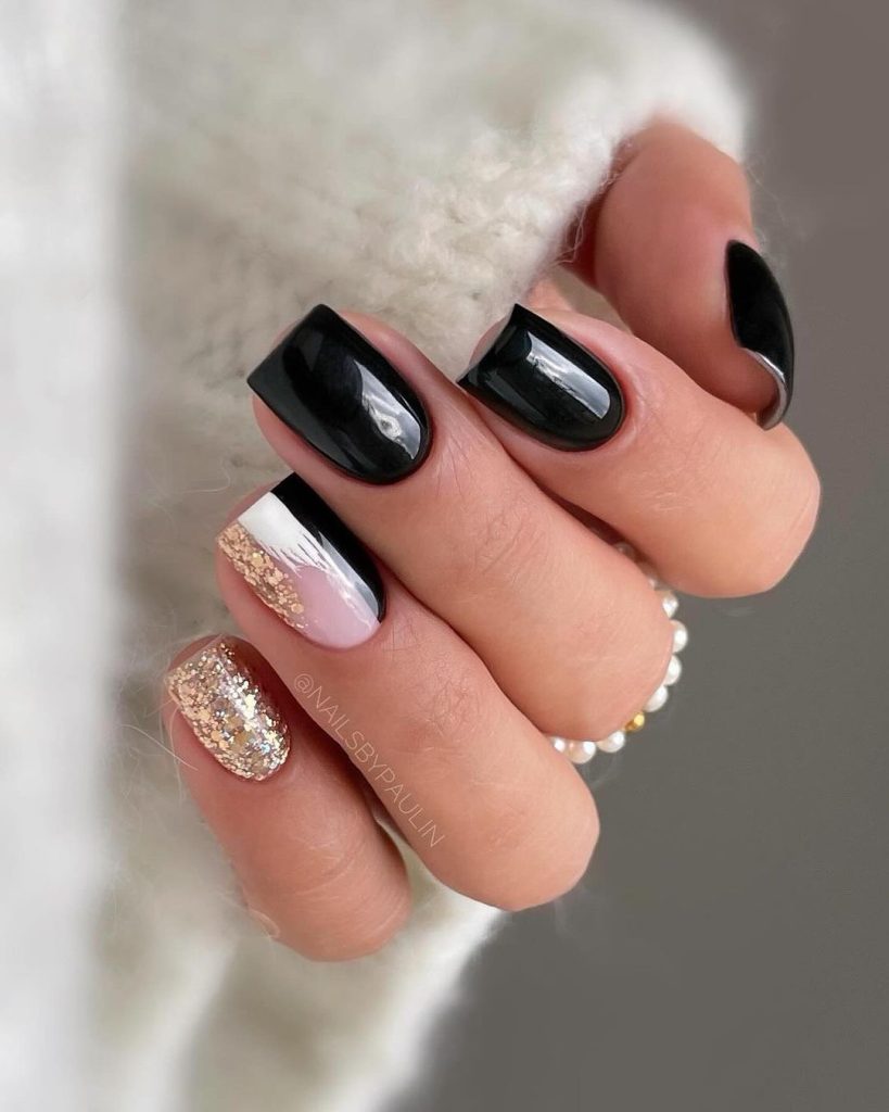 black nails