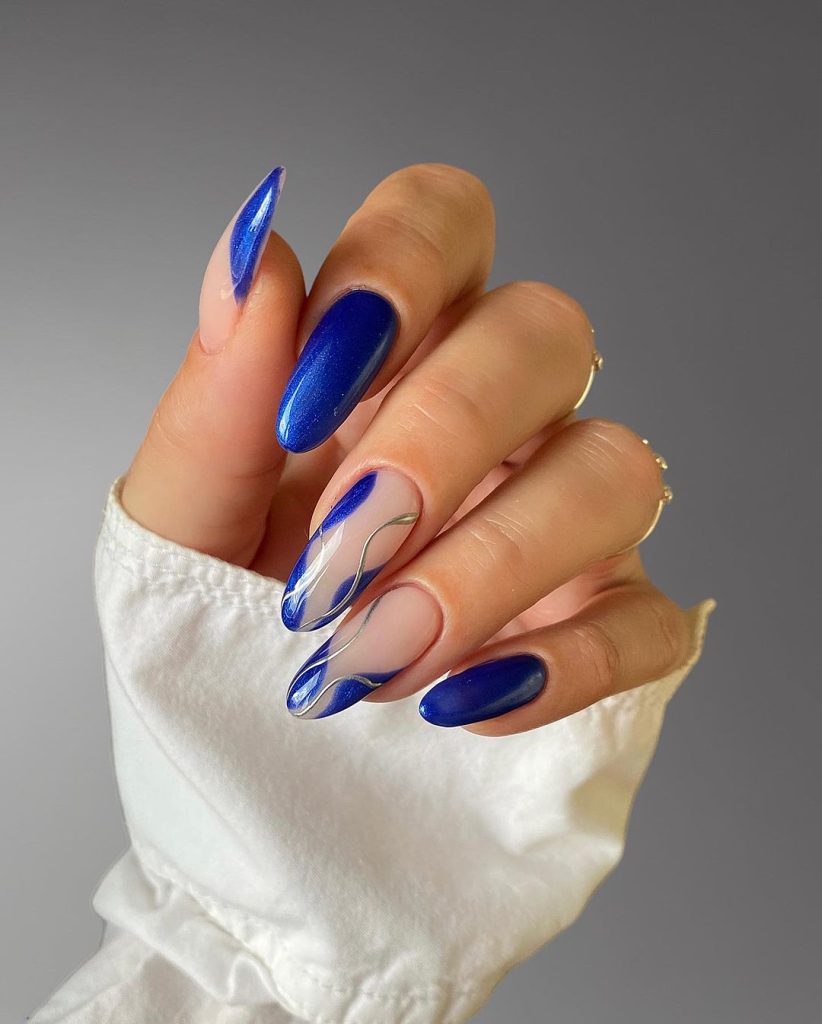 Blue Nails