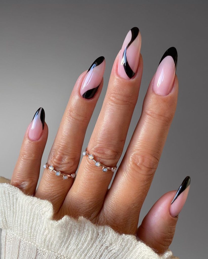 black nails