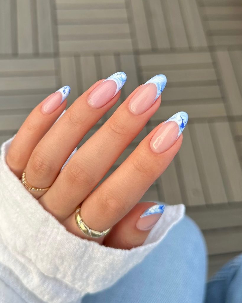 Blue Nails