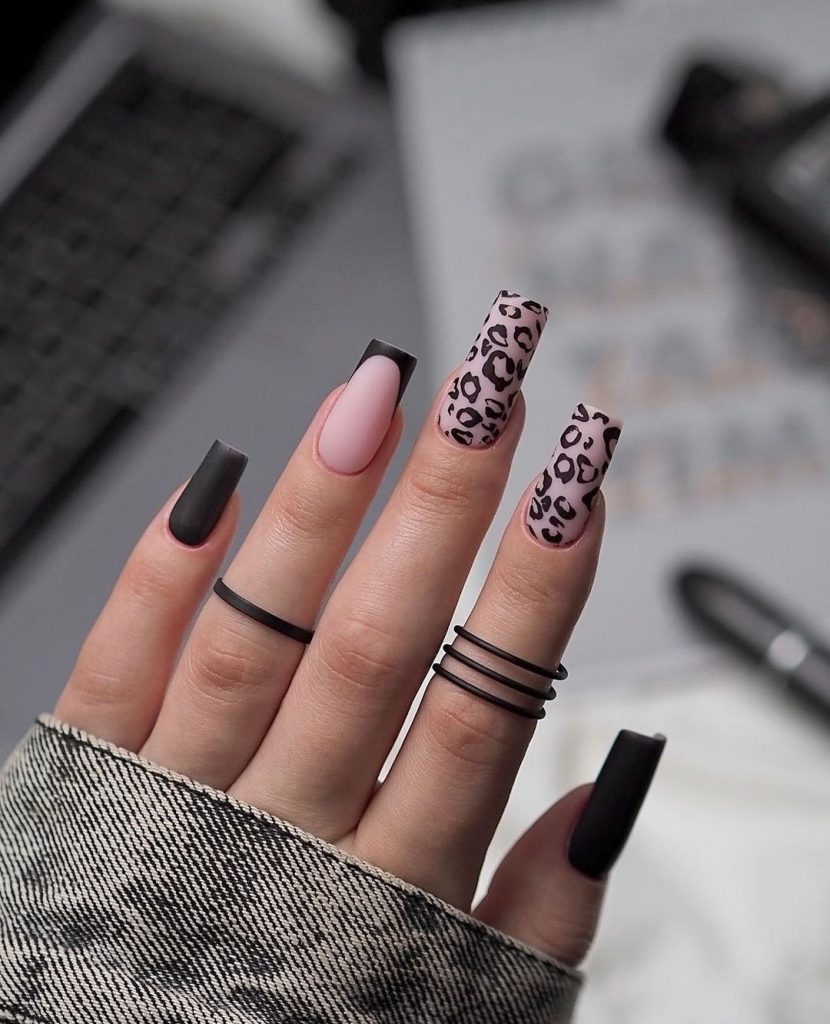 black nails