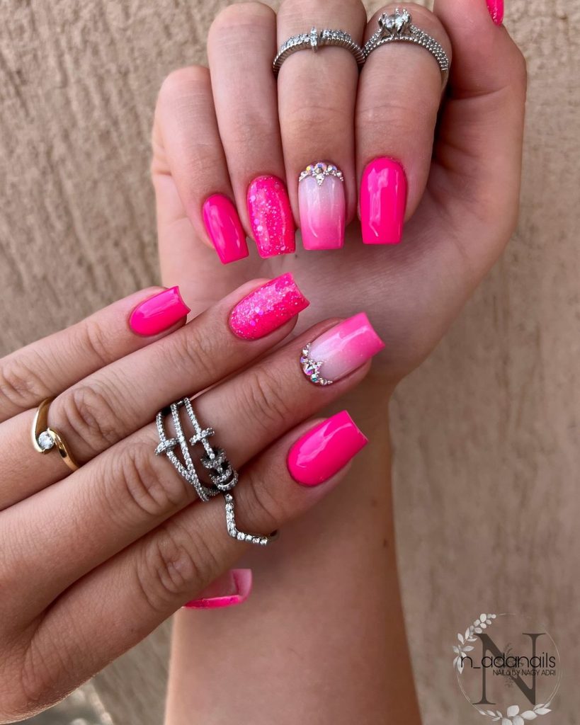 Pink Nails