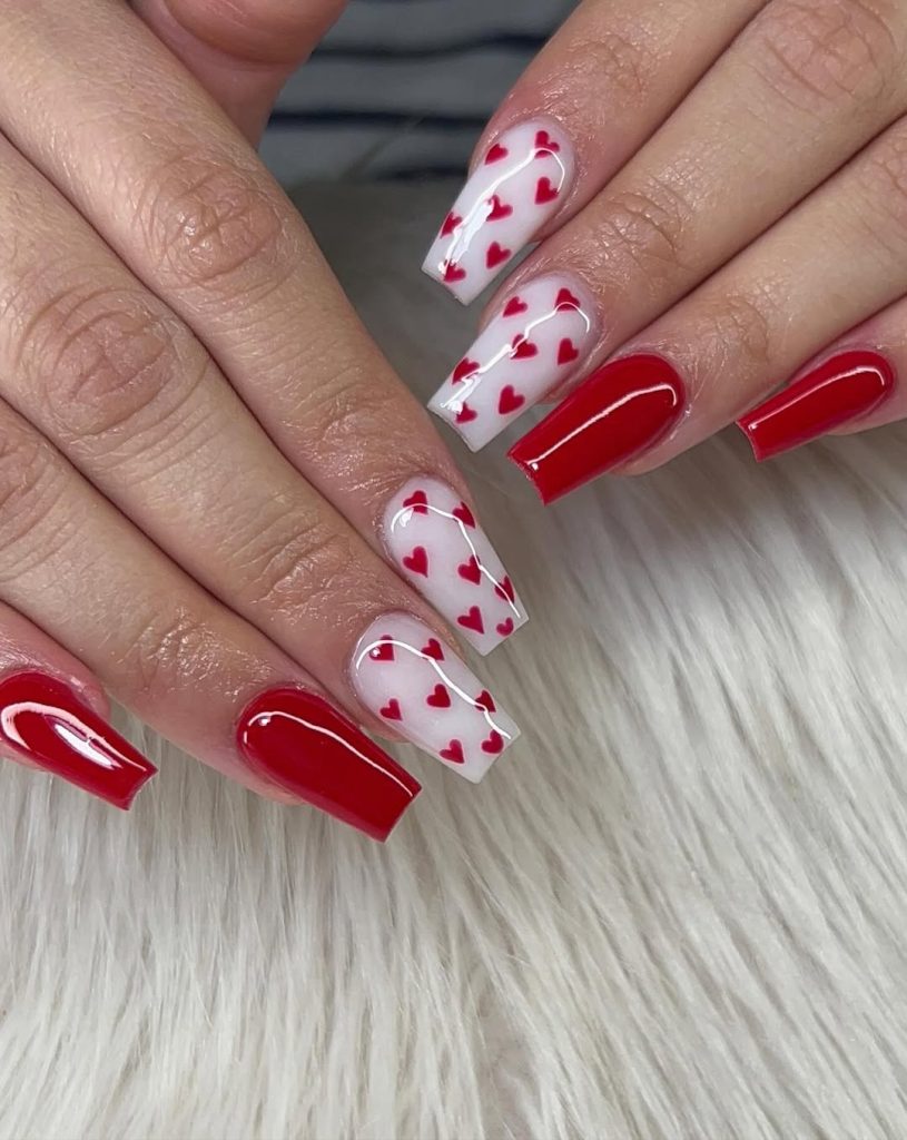 valentine's day nails