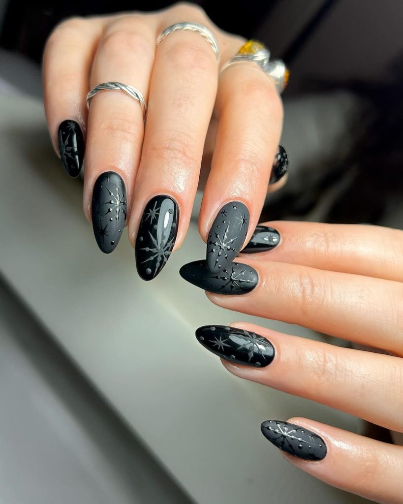 black nails