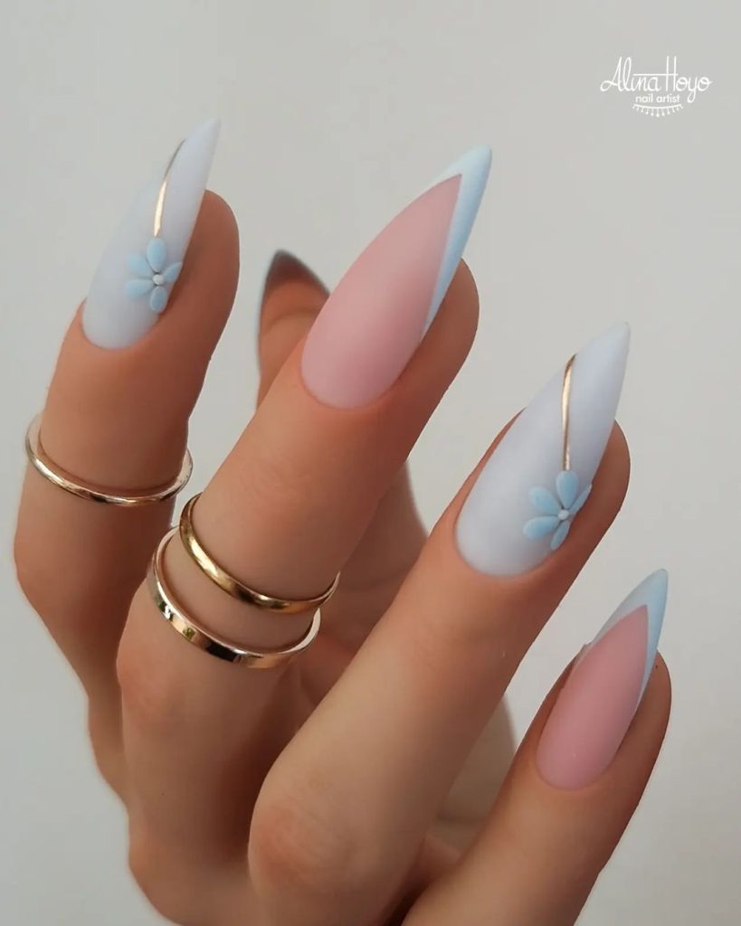 Blue Nails