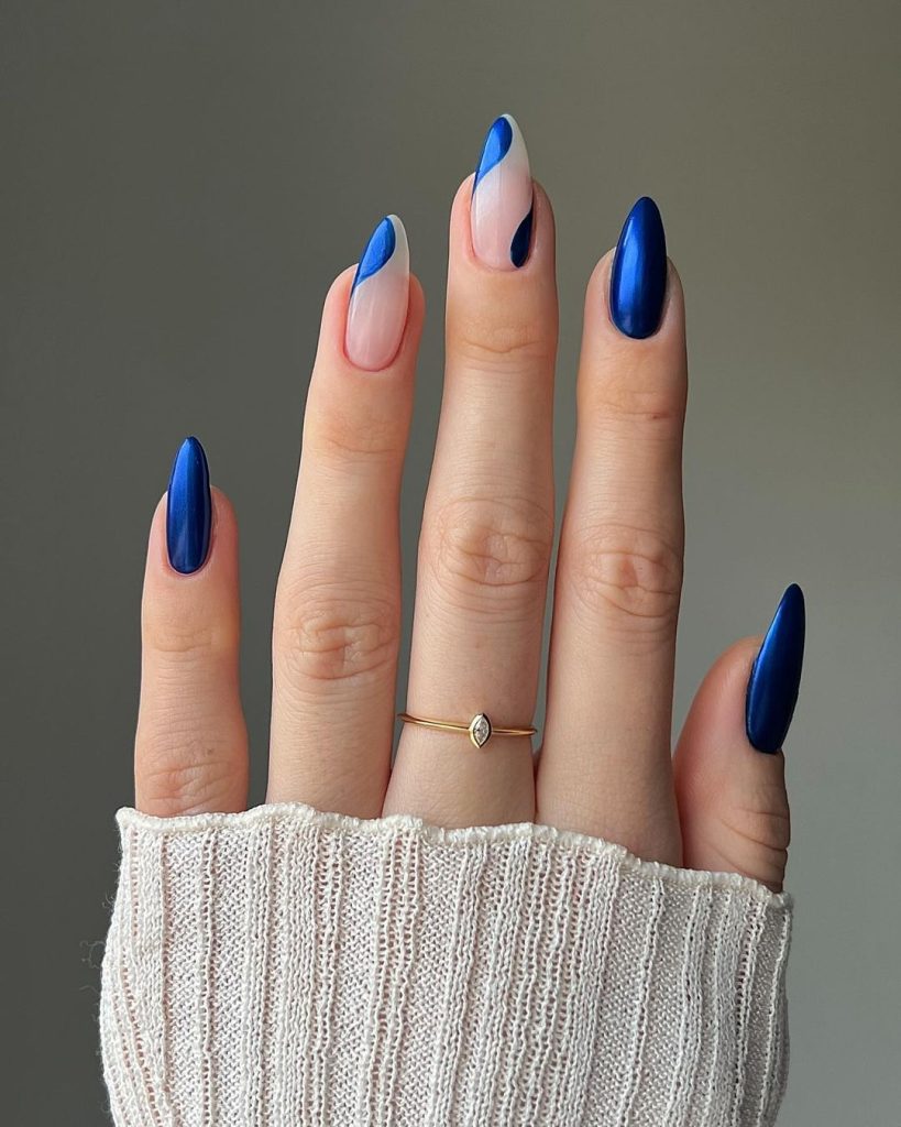 Blue Nails