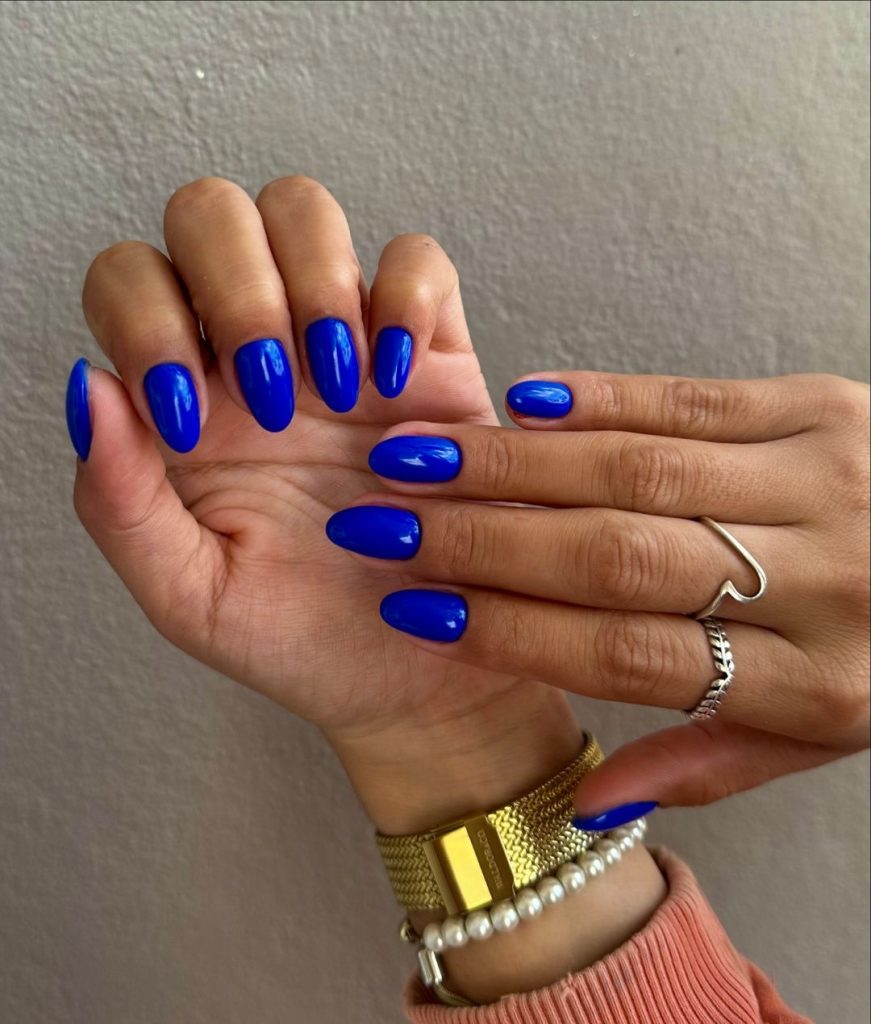 Blue Nails