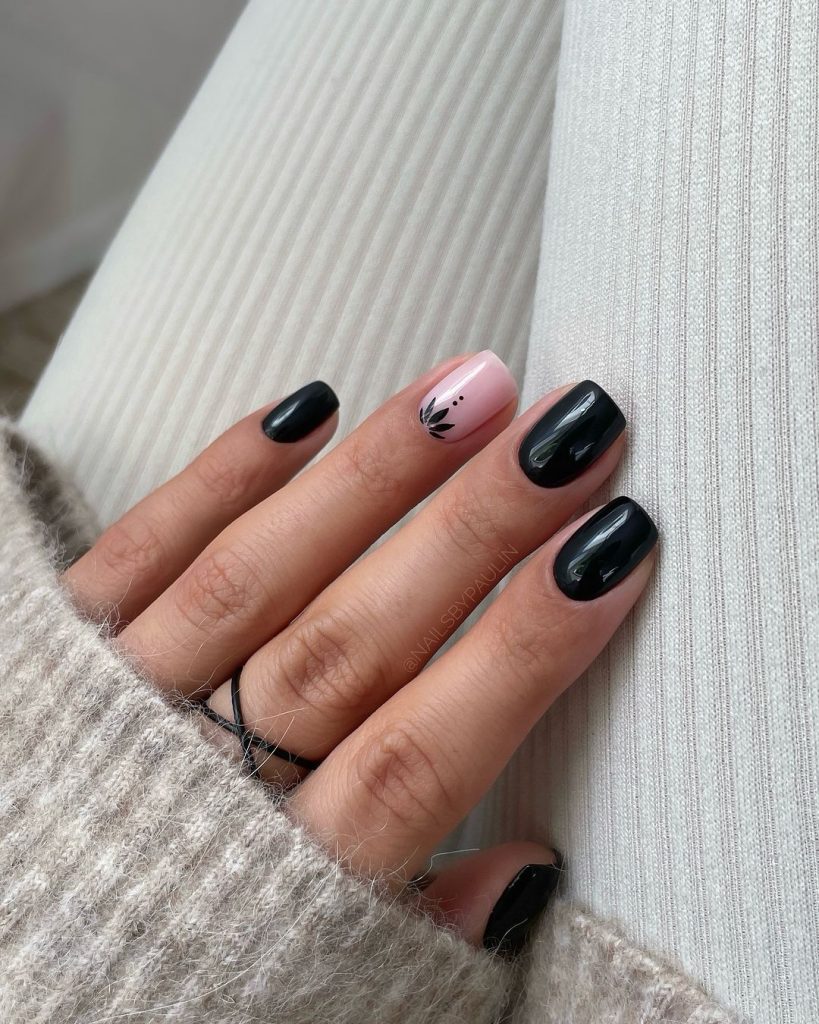 black nails