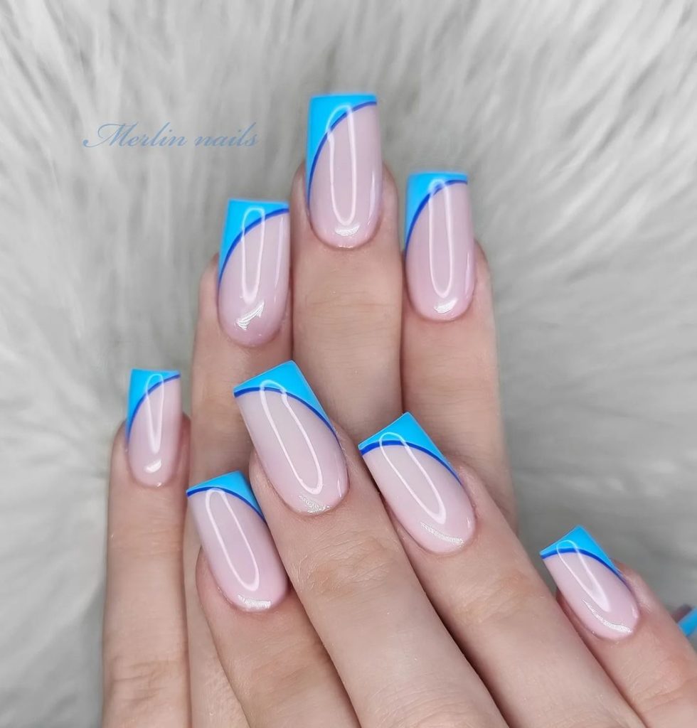 Blue Nails