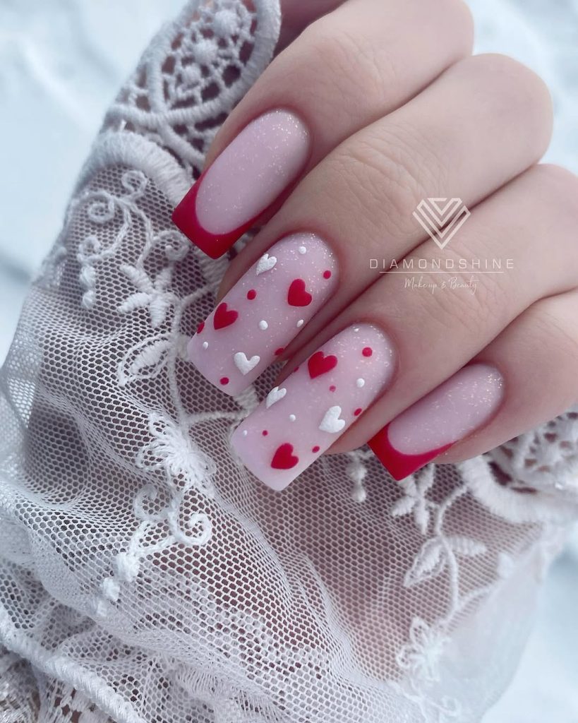 valentine's day nails