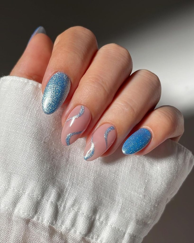 Blue Nails