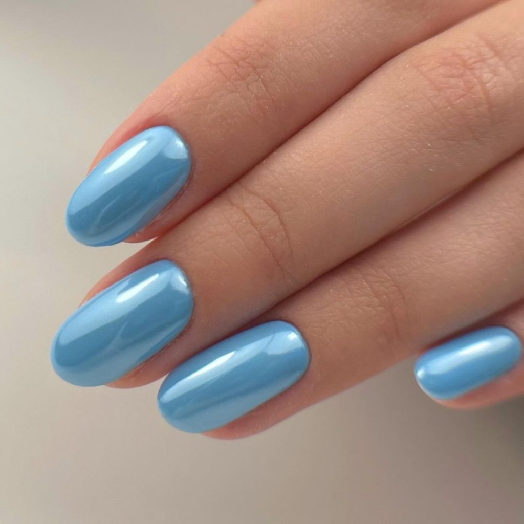 Blue Nails