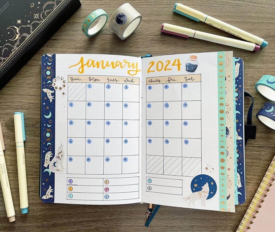 20 Fun and Practical January Bullet Journal Ideas to Try