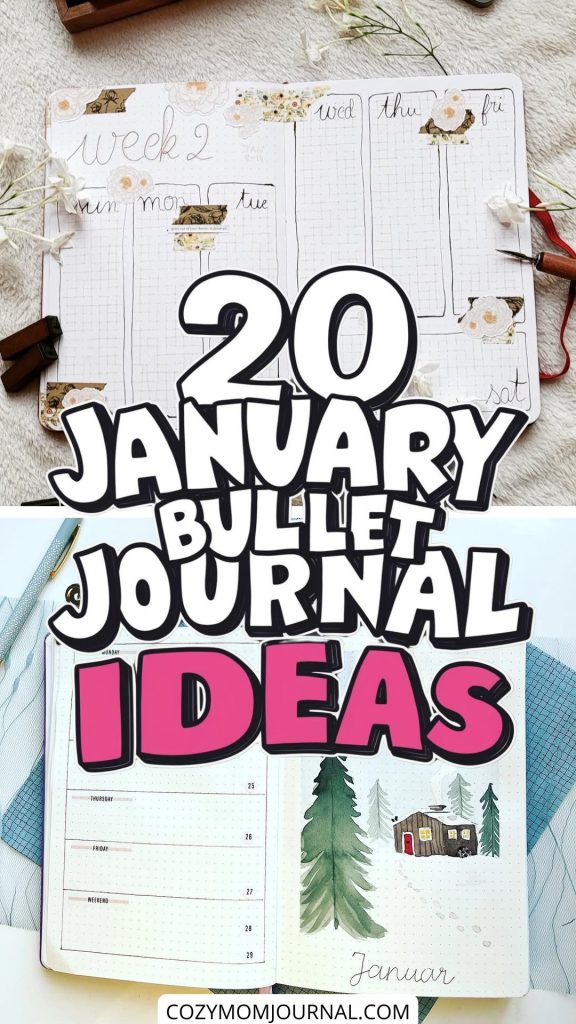 January bullet journal ideas