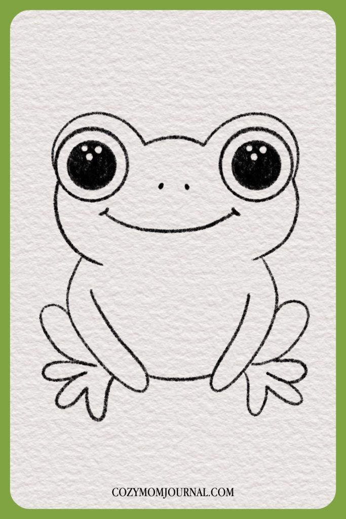 Cute Frog Drawing Ideas