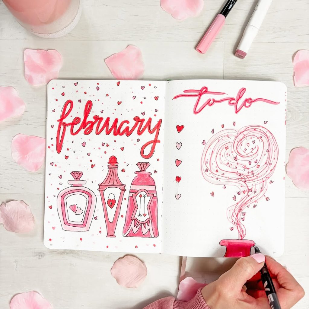 February Bullet Journal Ideas