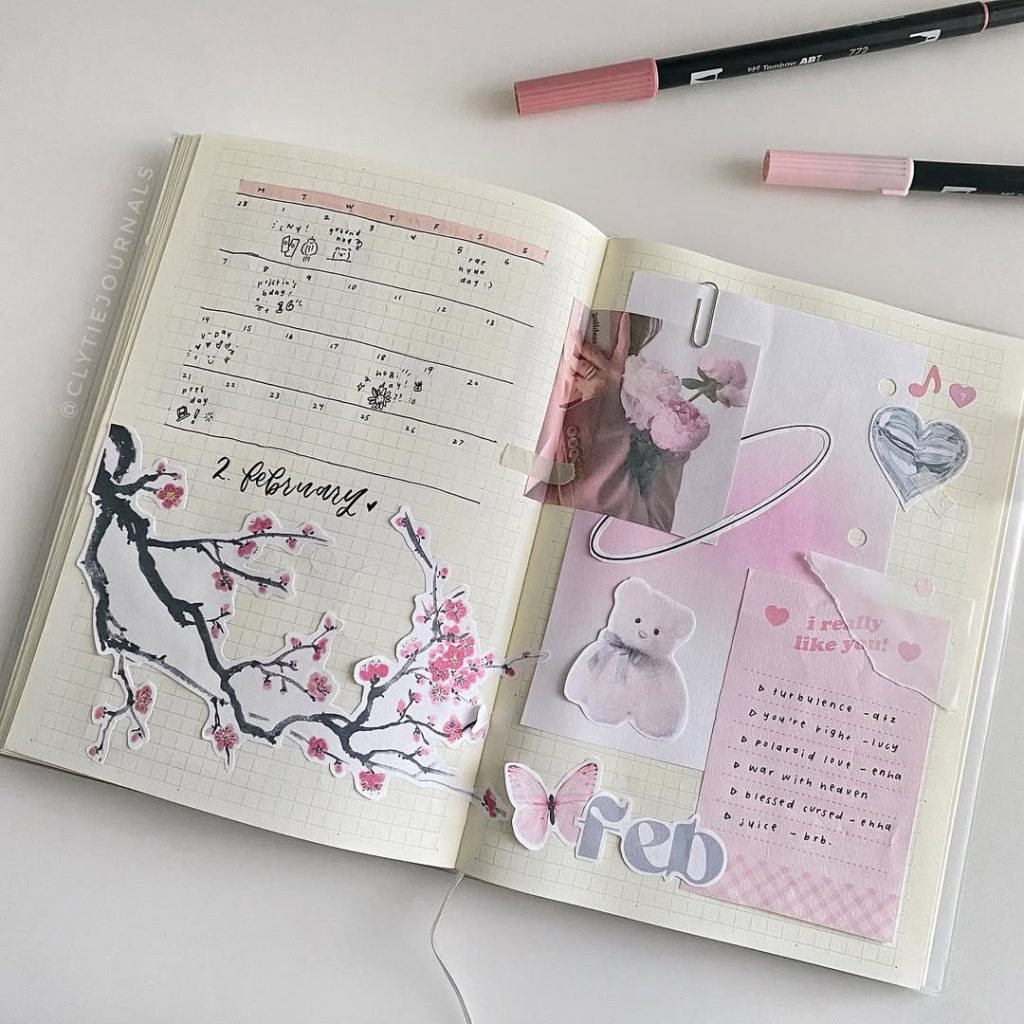 February Bullet Journal Ideas