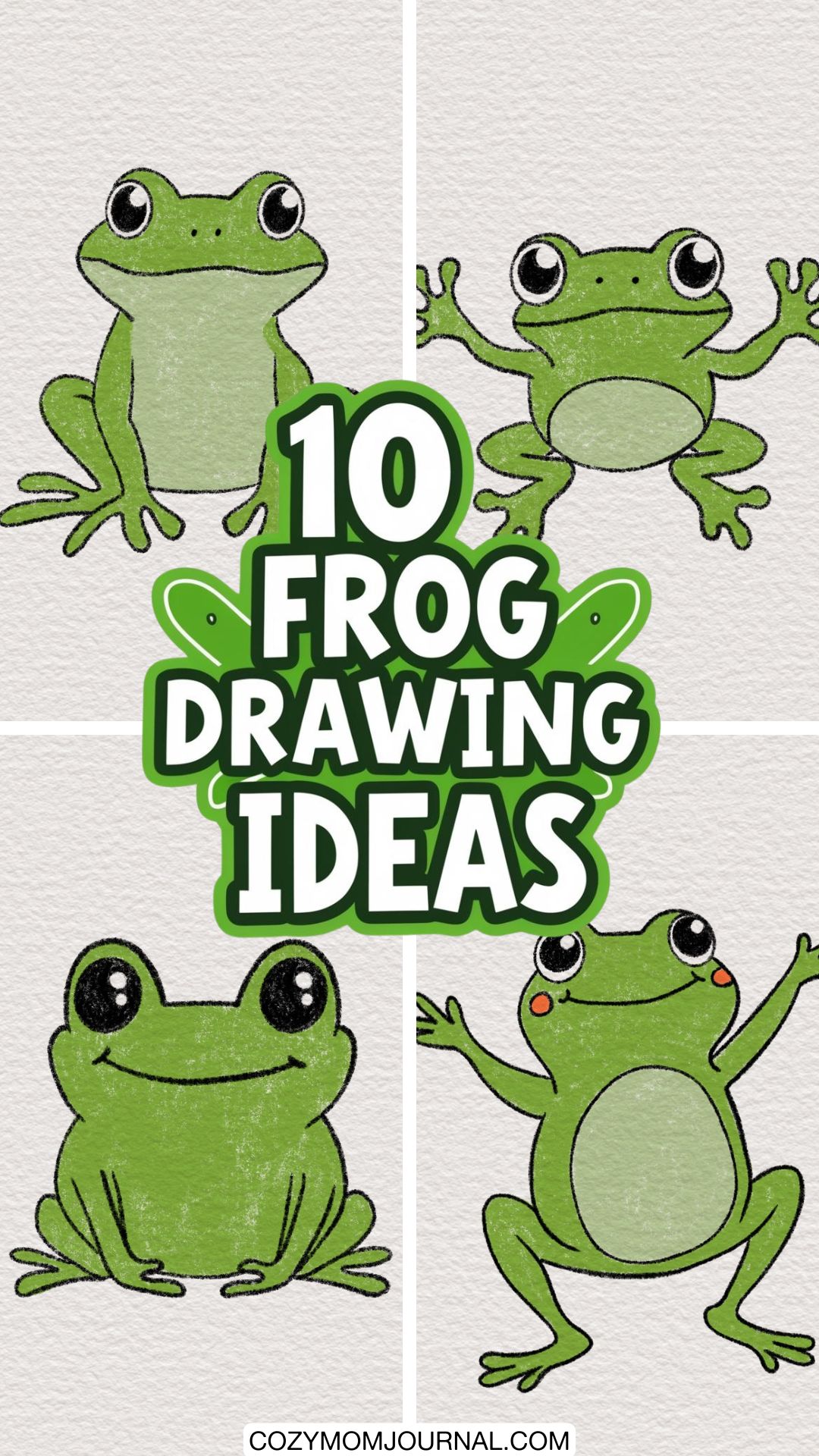 How to Draw Frogs: 10 Cute Frog Drawing Ideas