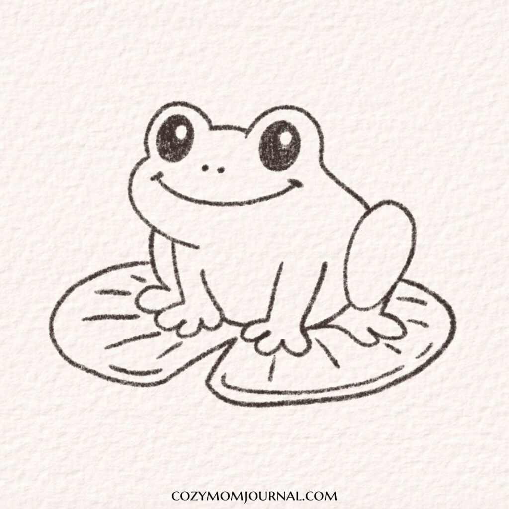 cute frog drawing ideas