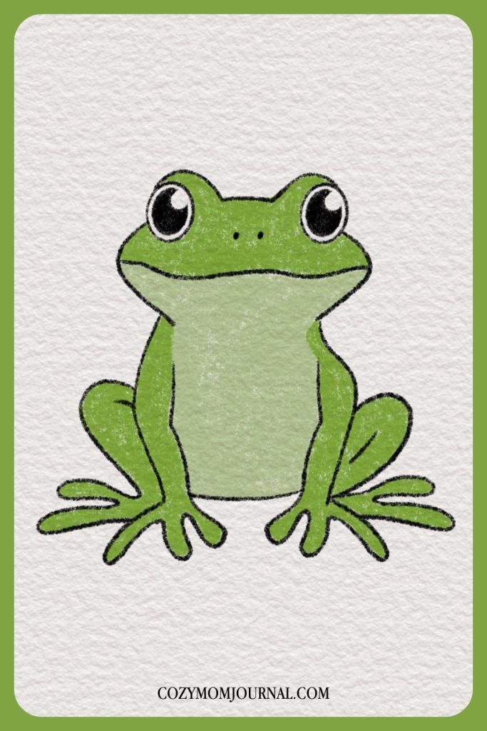 Cute Frog Drawing Ideas