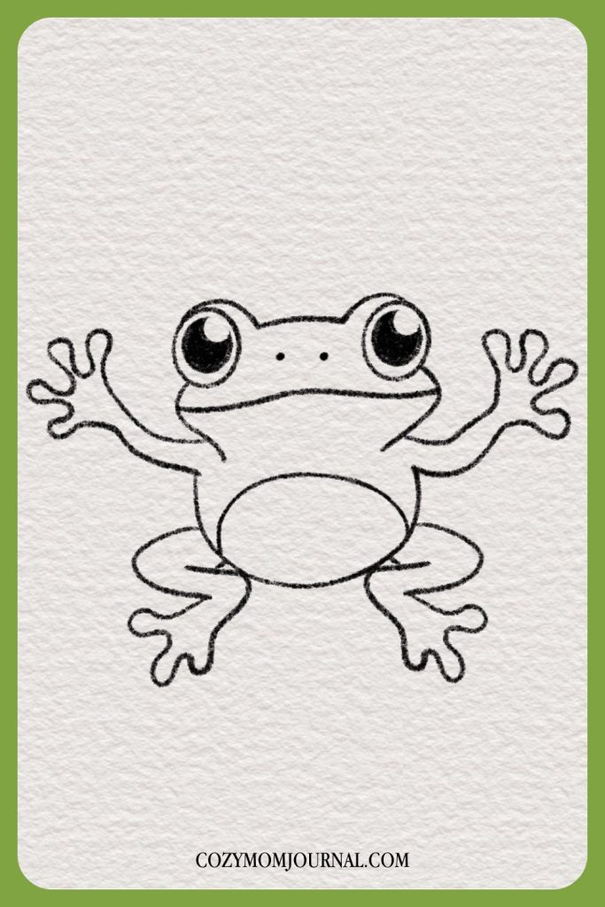 Cute Frog Drawing Ideas