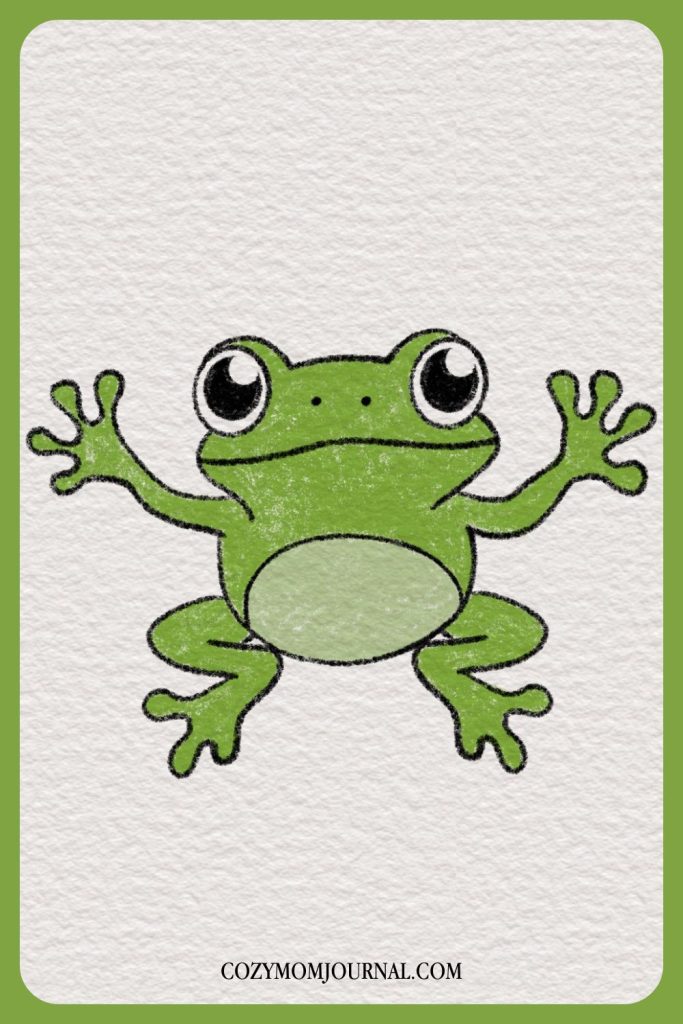 Cute Frog Drawing Ideas