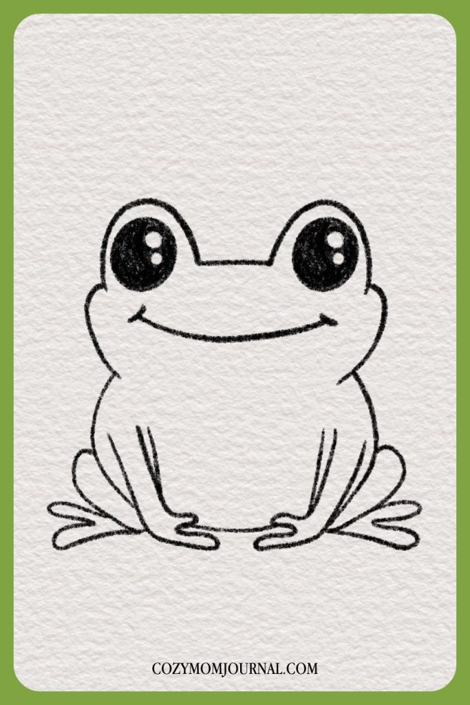 Cute Frog Drawing Ideas