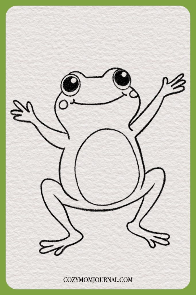 Cute Frog Drawing Ideas