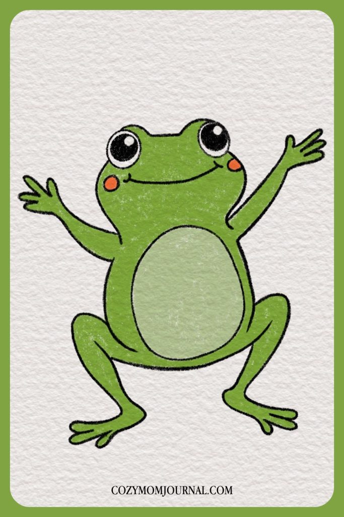 Cute Frog Drawing Ideas