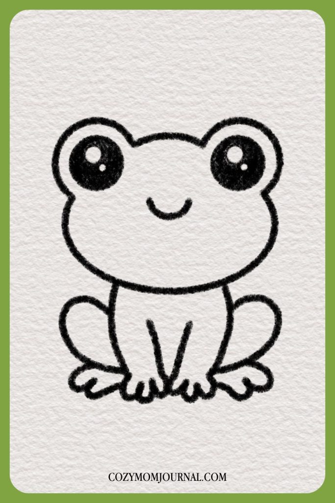 Cute Frog Drawing Ideas