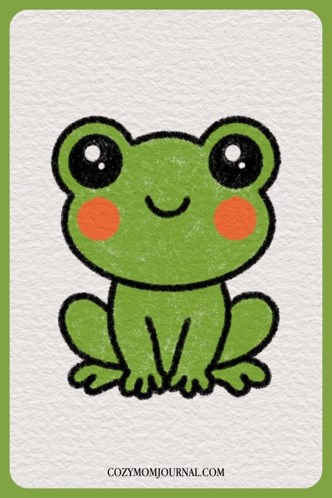 Cute Frog Drawing Ideas