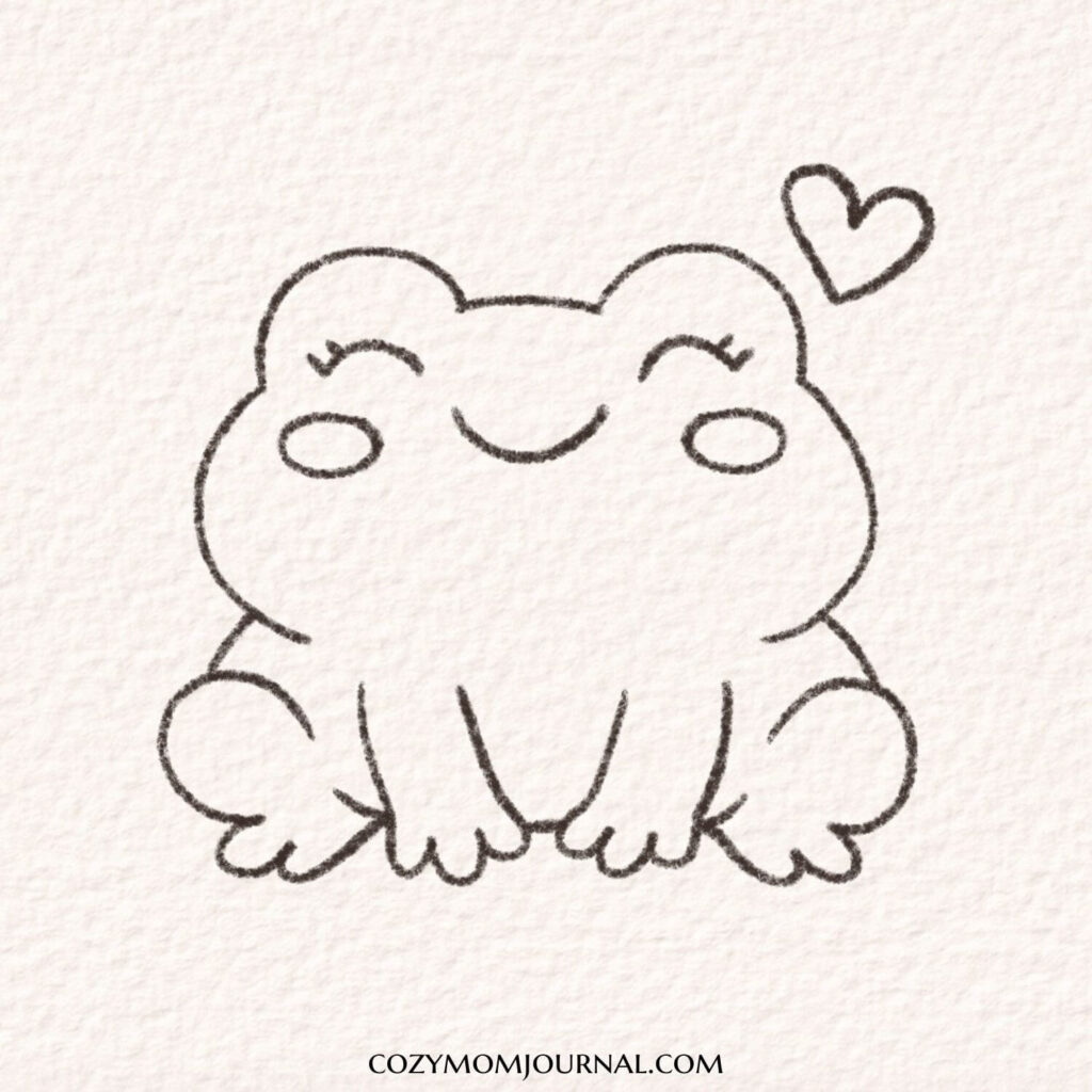 cute frog drawing ideas