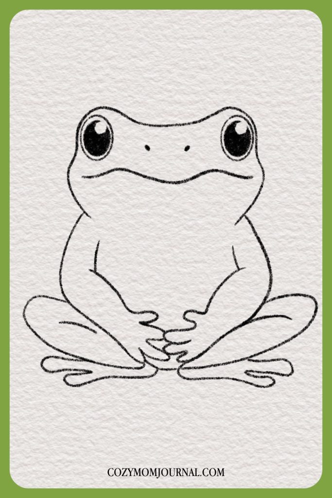 Cute Frog Drawing Ideas