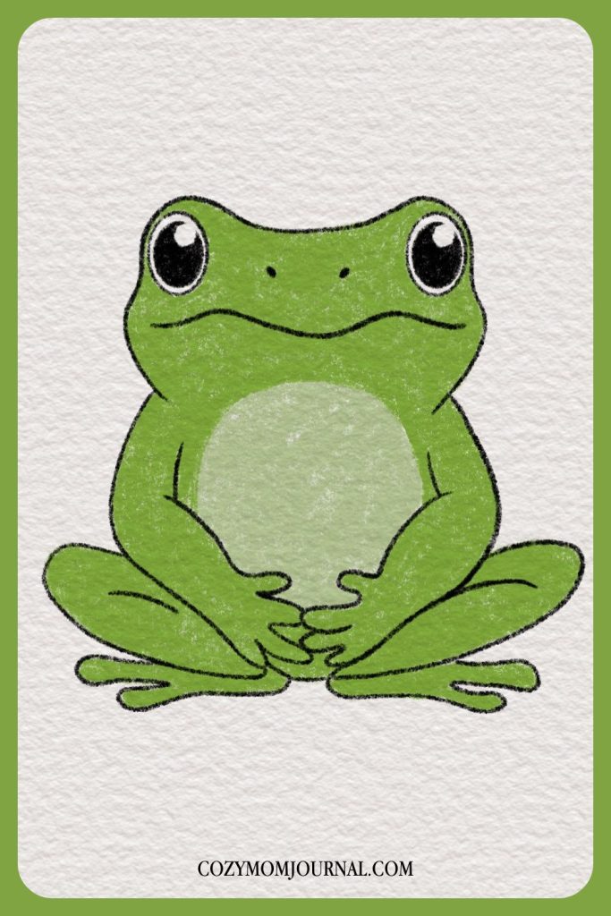 Cute Frog Drawing Ideas