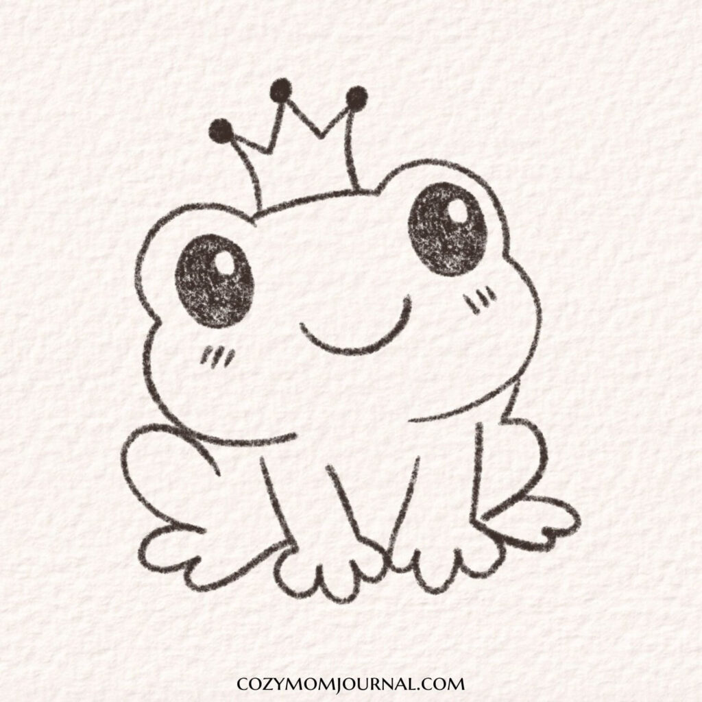 cute frog drawing ideas