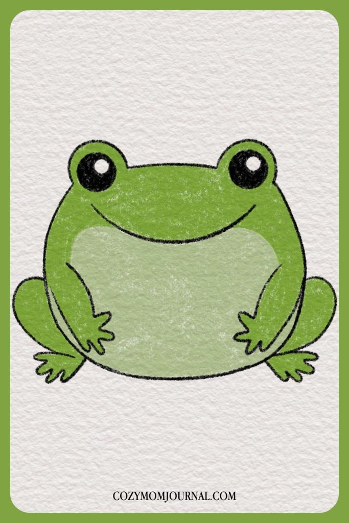 Cute Frog Drawing Ideas