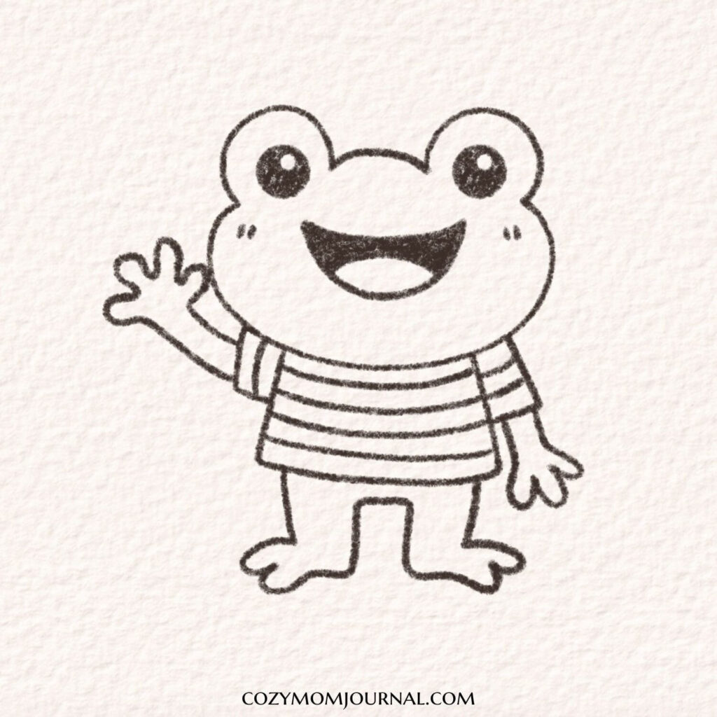 cute frog drawing ideas
