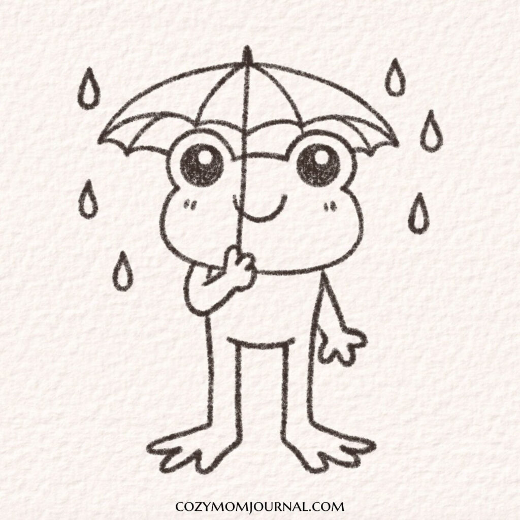 cute frog drawing ideas