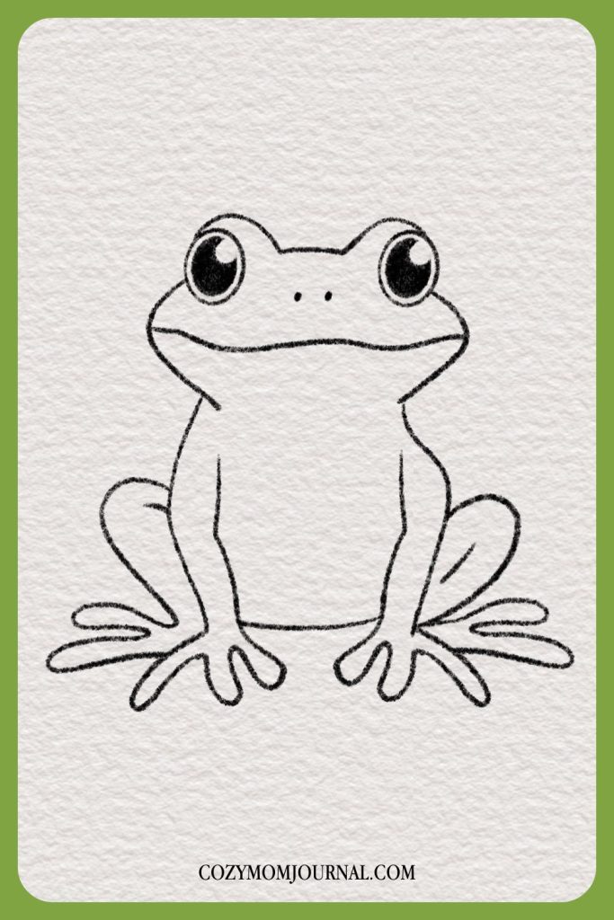 Cute Frog Drawing Ideas